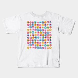 Fiesta Watercolor Abstract Painting Kids T-Shirt